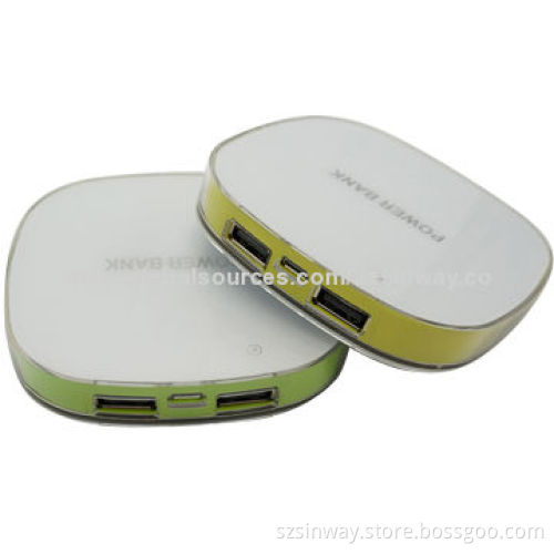 4,600mAh Acrylic Casing Power Chargers with Printing Logo, Promotional Gift